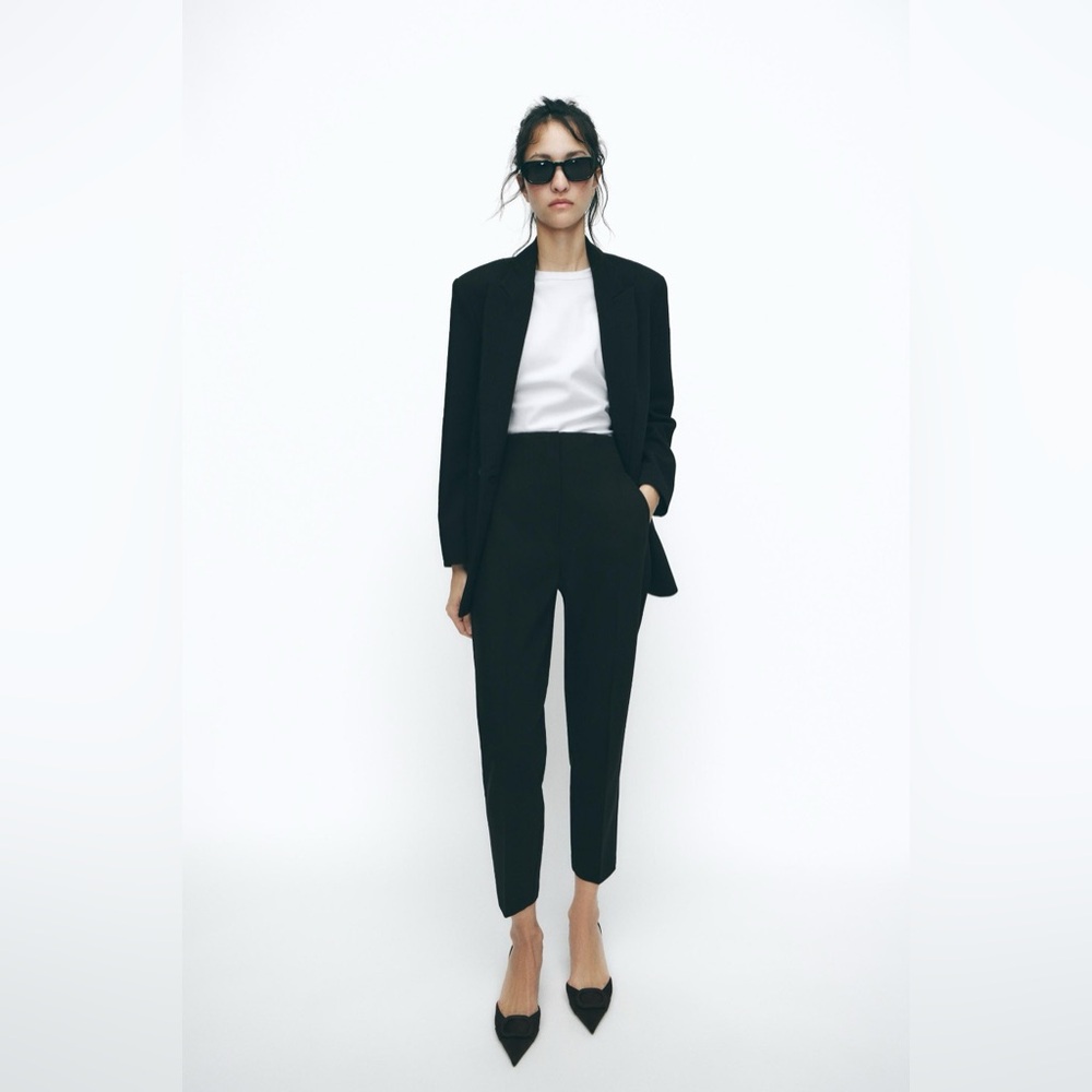 Zara Elegant Black Women's Trousers